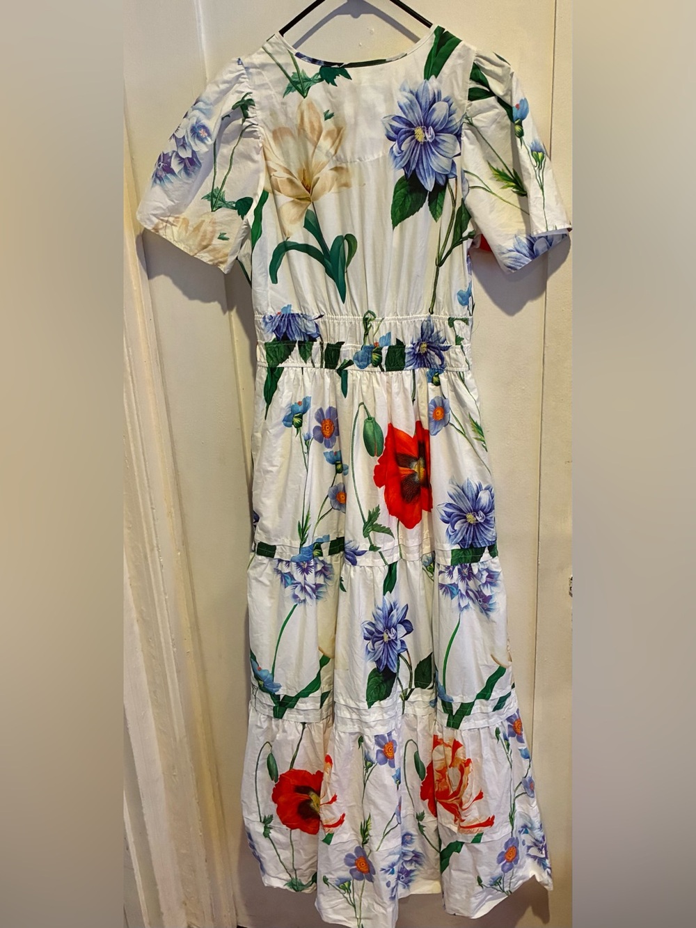 Anthropologie Somerset Floral Maxi Dress with Multicolor Blooms - Picture 4 of 5